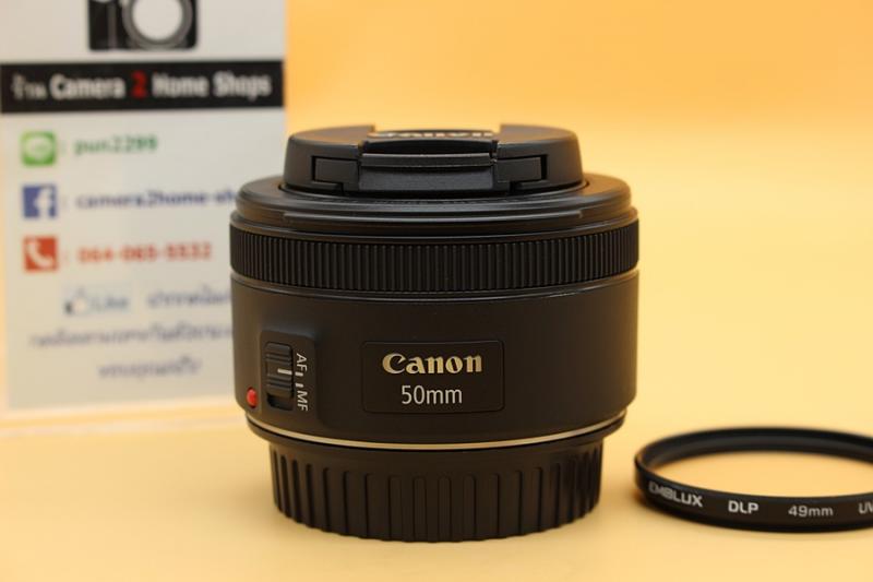 ขาย Lens CANON EF 50mm F/1.8 STM มีประกันศูนย์ถึง 27-01-64 สภาพสวยใหม่  ไร้ฝ้า รา ตัวหนังสือคมชัด